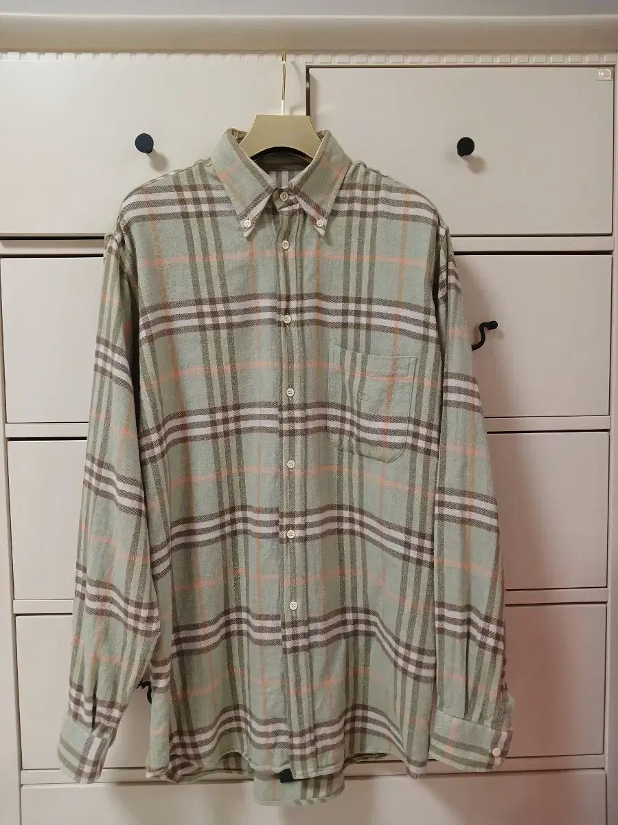 BURBERRY バーバリー コットンウール チェック シャツ