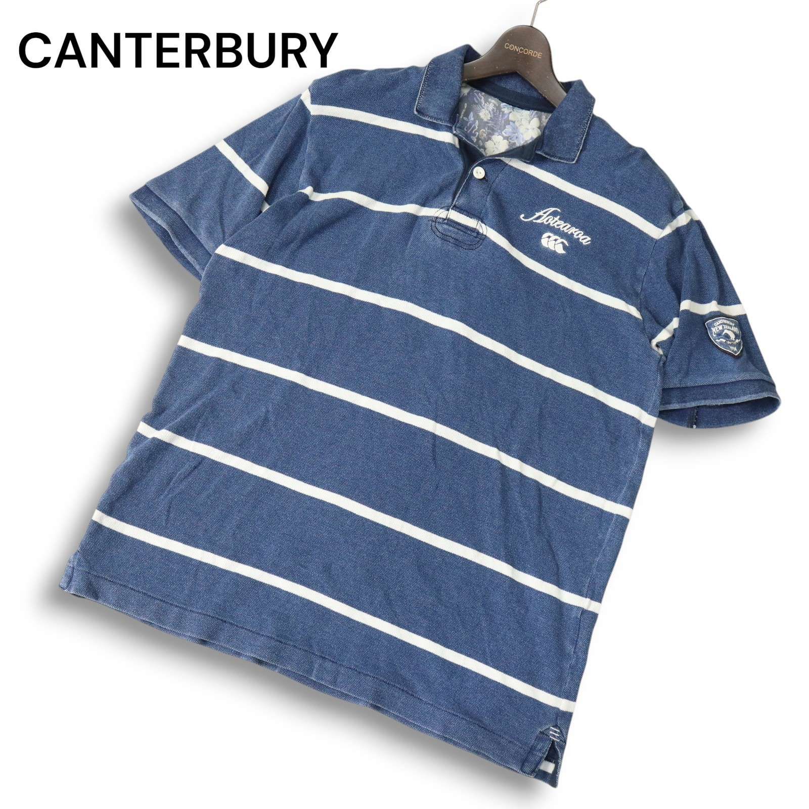 【オーストラリア製】カンタベリー 半袖 ラガーシャツ ワラビーズ 古着 ラグビー CANTERBURY - 激レア カンタベリー オーストラリア代表