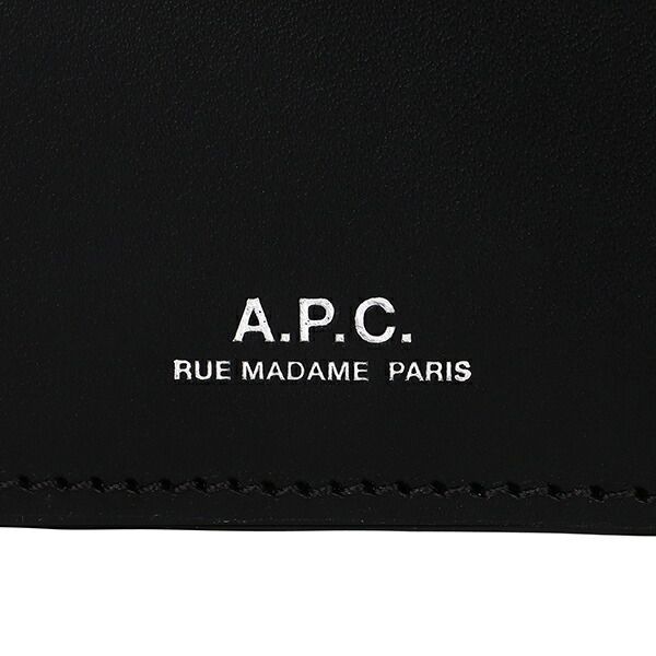 A.P.C. Walter カードホルダー ブラック Walter カードホルダー｜レザーグッズ｜A.P.C. | アーペーセー