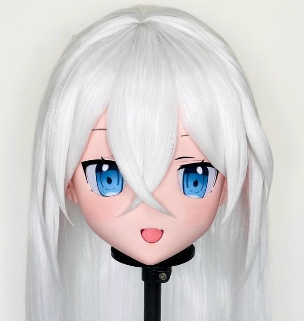 全頭マスク カツラ付き ロック付き NO.1 フルマスク ドール