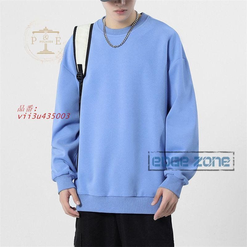トレーナー メンズ 秋服 スウェット プルオーバー 丸襟 おしゃれ