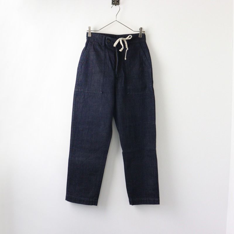 定価33000円 45R フォーティファイブアール ツイードデニムの908ベイカーパンツ インディゴ 濃 28|ネイビー ジーンズ 2400014455953