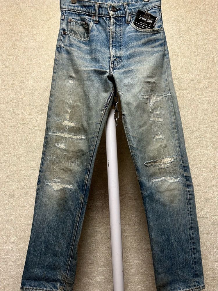 70年代U.S.A.製Levi’s505 66前期42TALONジップボタン裏5