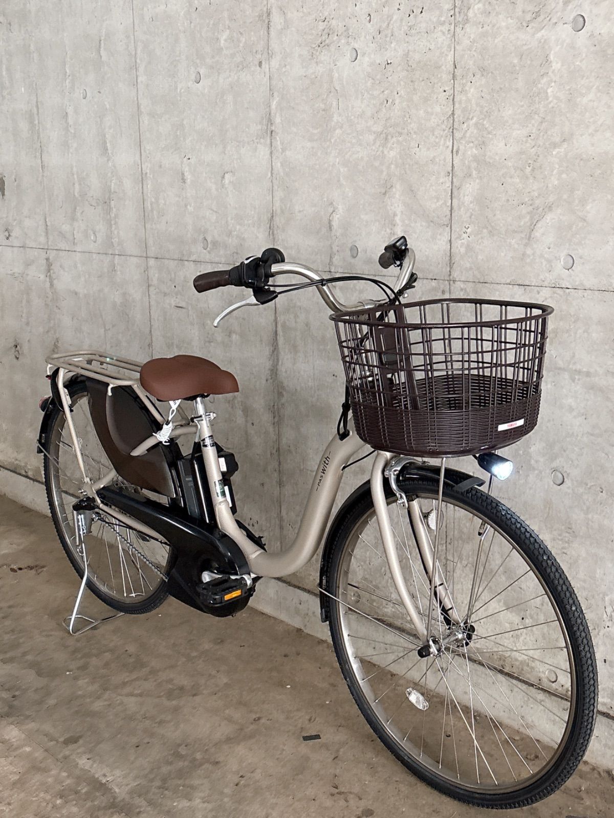極美品】YAMAHA ヤマハ 電動自転車 PAS With 2023年モデル 26インチ