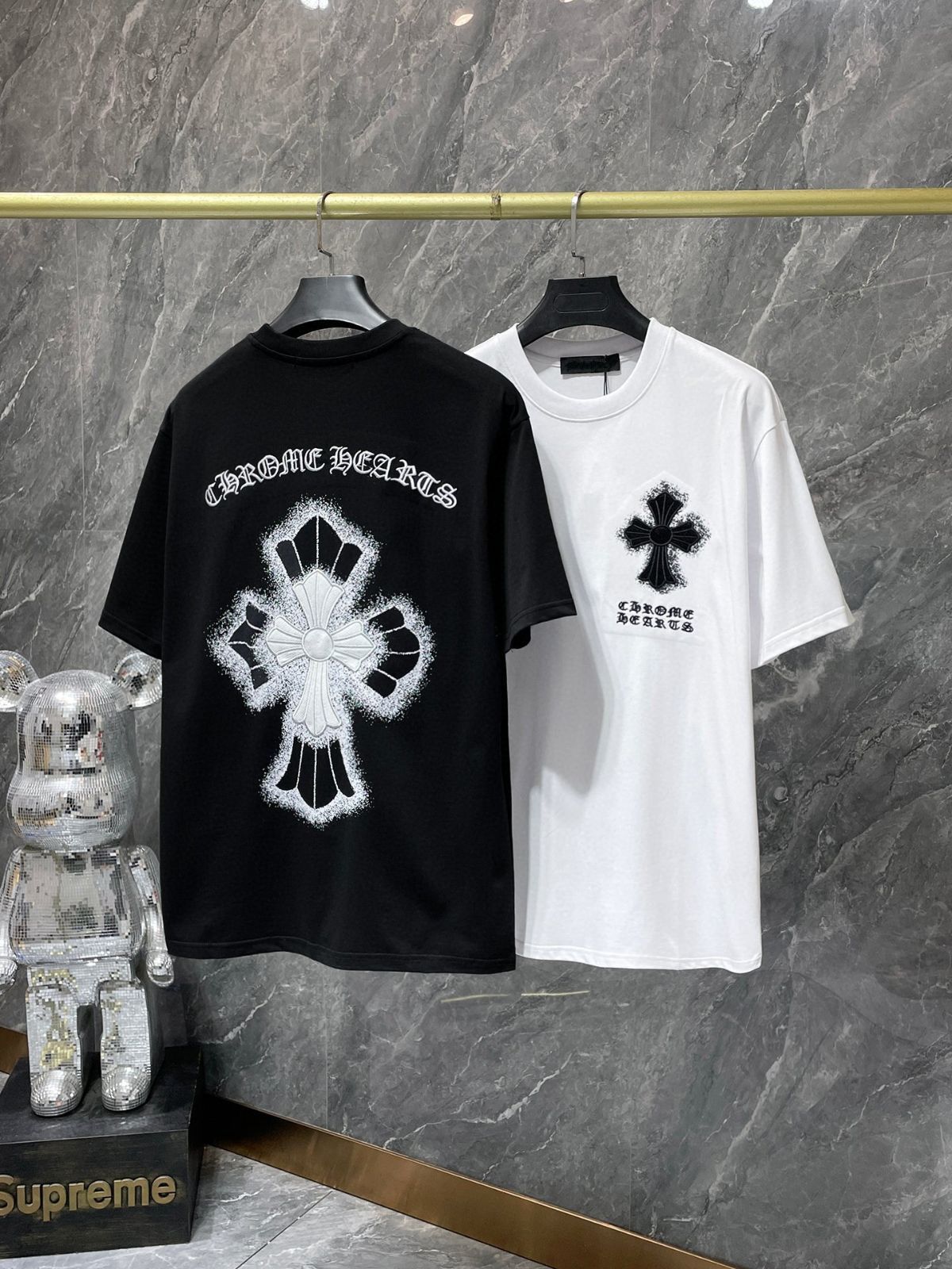 新品Chrome Hearts | クロムハーツ 半袖 Ｔシャツ カットソー パーカー ホワイト ブラック