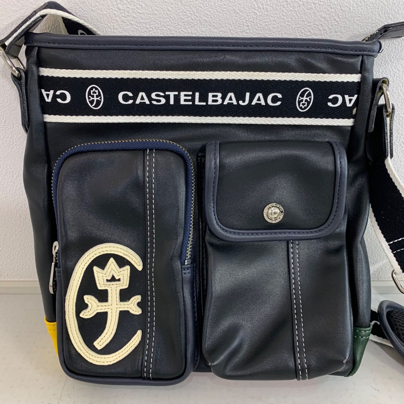 カステルバジャック バッグ タテ型 ショルダーバッグ ドミネ CASTELBAJAC メンズ レディース ブランド レザー