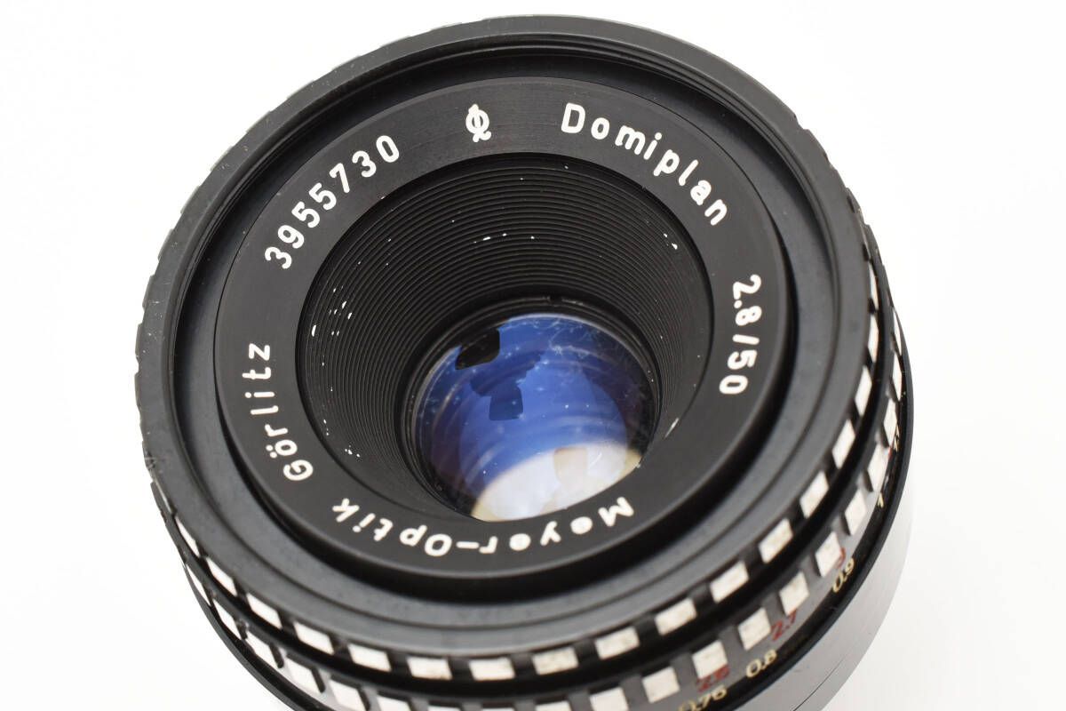 ☆メイヤー Meyer-Optik Gorlitz Domiplan 50mm F2.8 ゼブラ M42