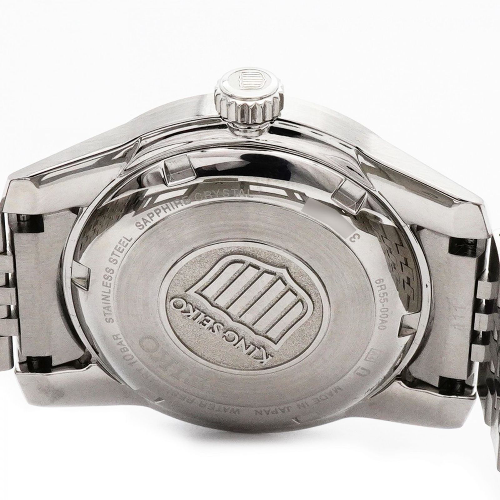 シルバー文字盤腕時計