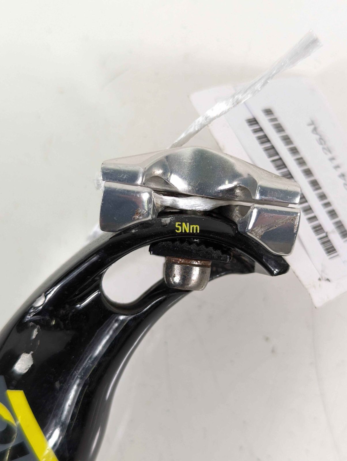 並品】Oval 31.6㎜ カーボンラップ アルミ シートポスト