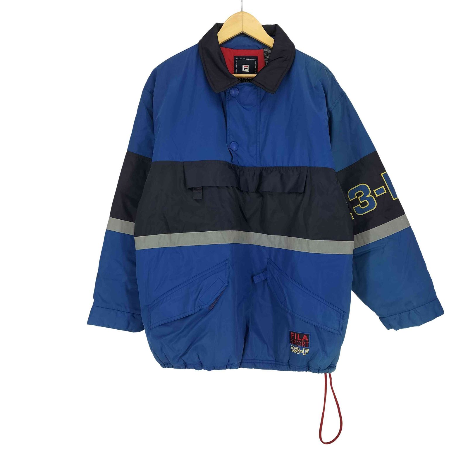 フィラスポーツ FILA SPORTS 中綿ナイロンリフレクターハーフジップジャケット メンズ 表記無 