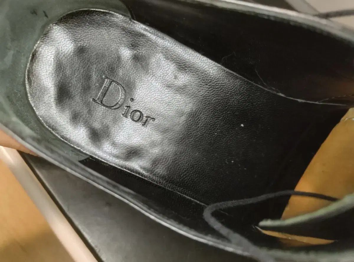 ビンテージ04AW VICTIM期 ディオール パテントレザーシューズ39.5 PATENT LEATHER SHOES_KB5 4.5cm エナメルシューズ・パテントレザー