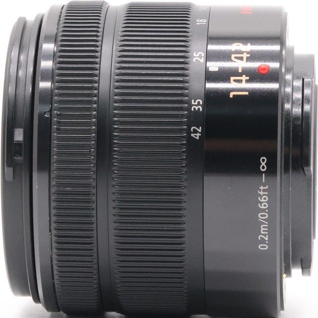 Panasonic LUMIX G VARIO 14-42mm F3.5-5.6 II ASPH. MEGA O.I.S. H-FS1442A-K｜マイクロフォーサーズ標準ズームレンズ｜手ブレ補正搭載｜レンズ内クモリあり