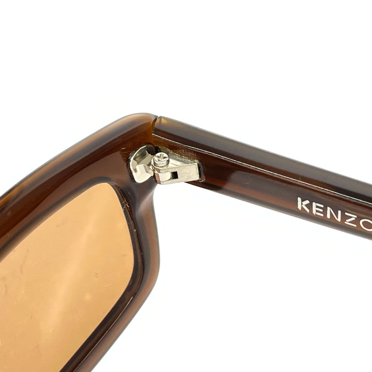 KENZO スクエアフレームサングラス 【関税込】 KENZO ケンゾー スクエア サングラス UVカット ロゴ メンズ