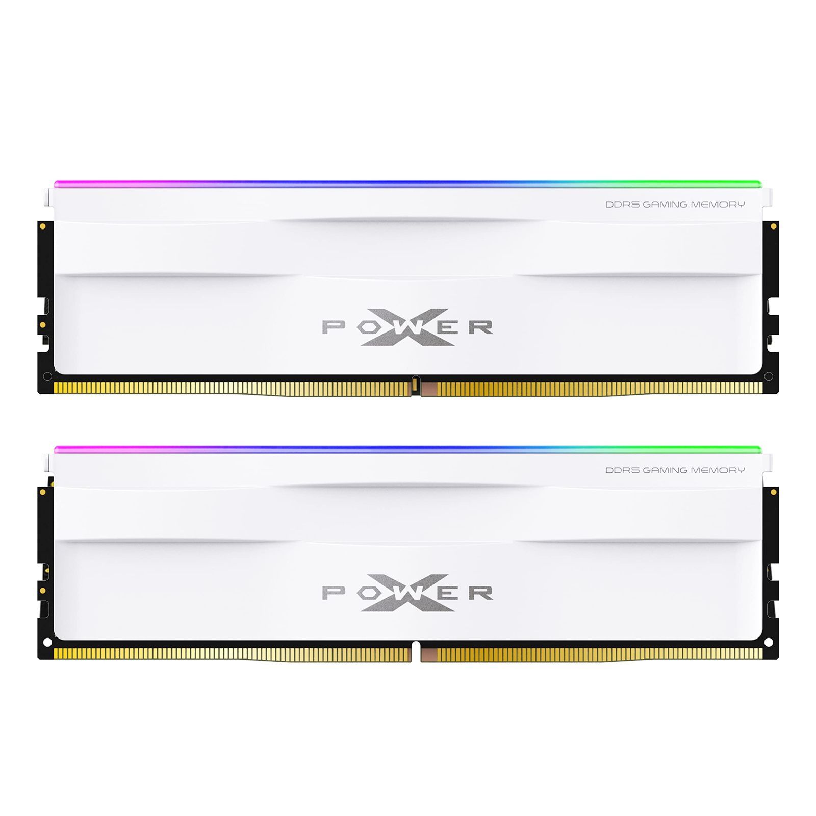 DDR5-6000 CL30 32GBx2 64GB ZENITH RGB 白 32GBx2枚_DDR5-6000-CL30 (Zenith RGB White) シリコンパワー