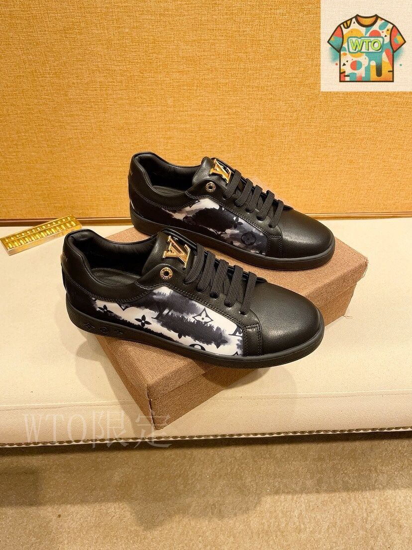 louis vuitton メンズシューズ　新品☆ Louis Vuitton ルイ・ヴィトン メンズ レザー カジュアル