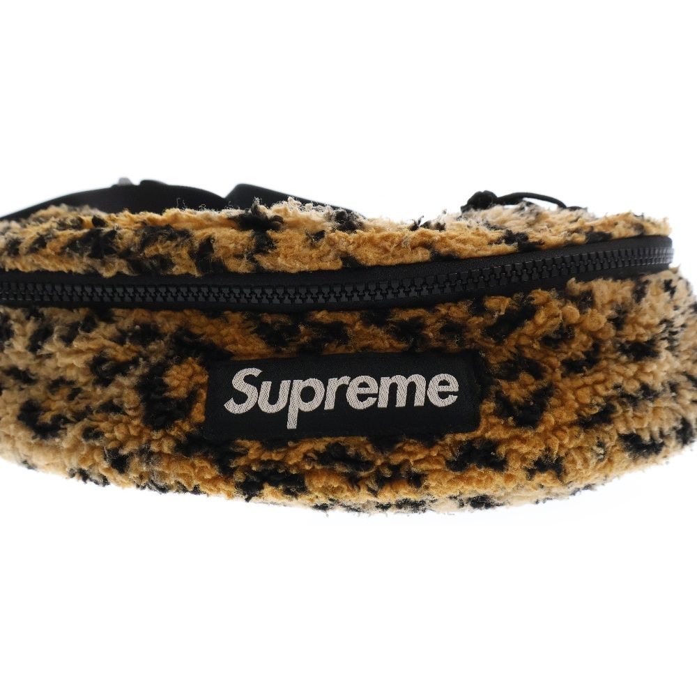 Supreme シュプリーム 17AW レオパード ウエストバッグ Supreme SUPREME シュプリーム 17AW Leopard Fleece Waist Bag