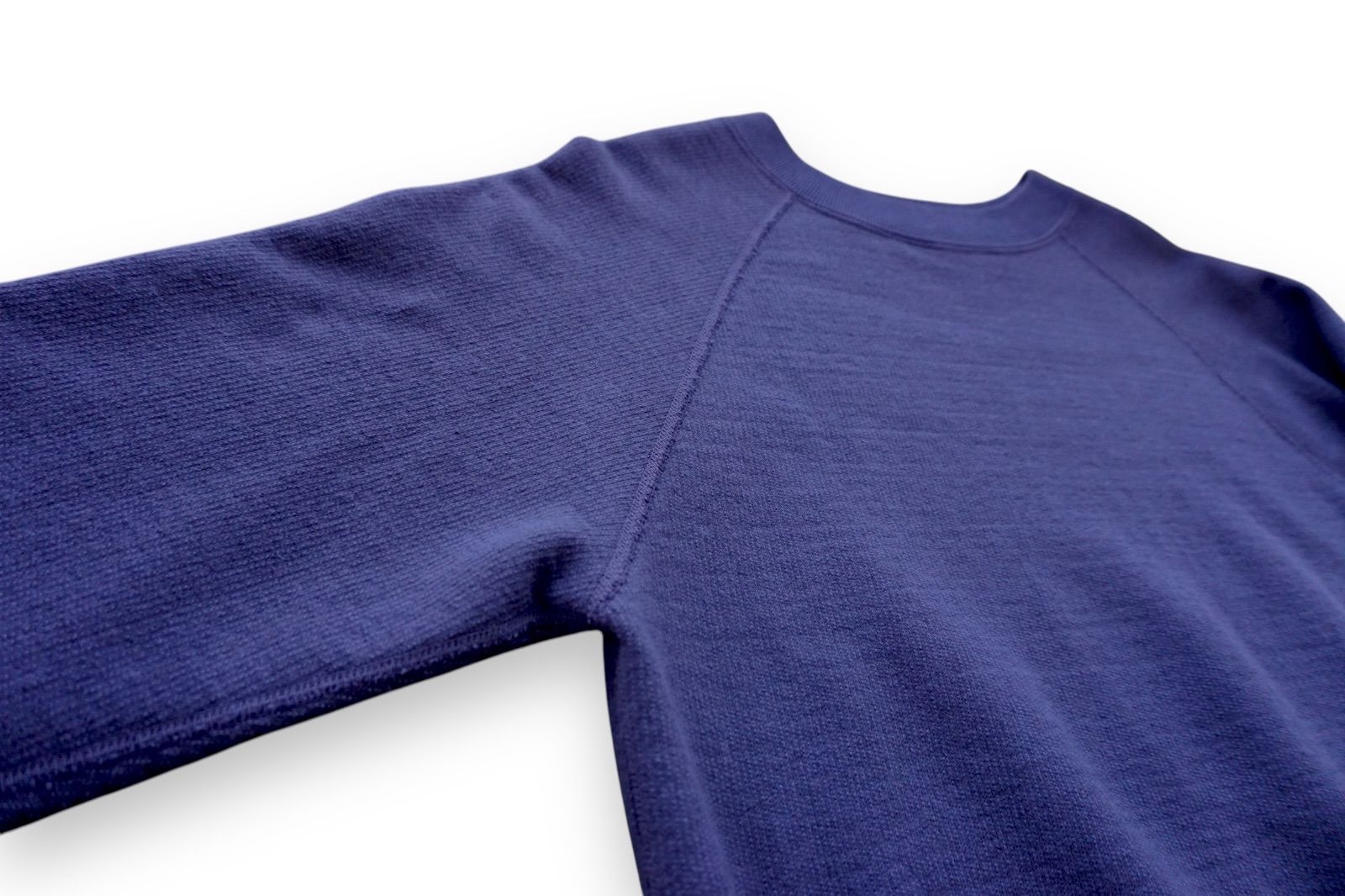 slopeslow スロープスロウ overdyed inlaid jersey sweaatshirt  