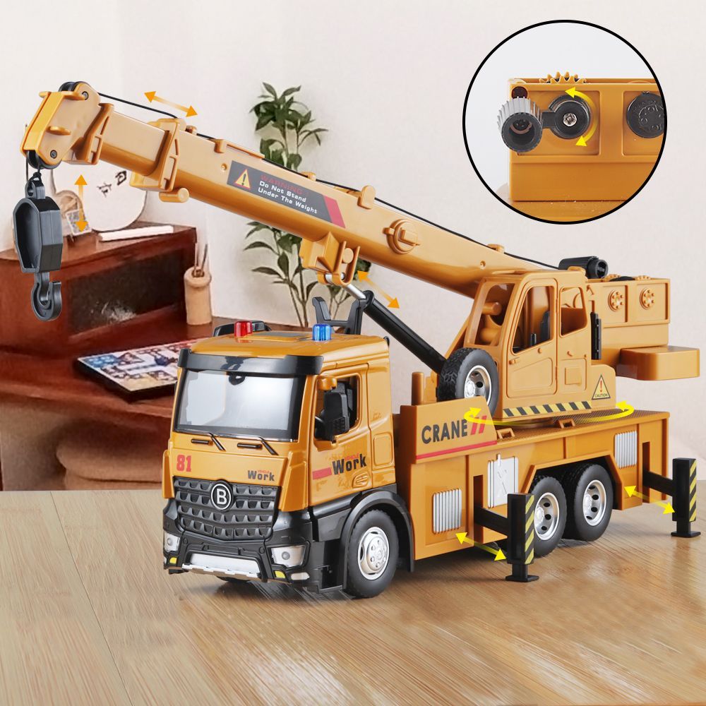 Amazon.co.jp: トイコー スーパーマシン ミニ クレーン車 いすゞ