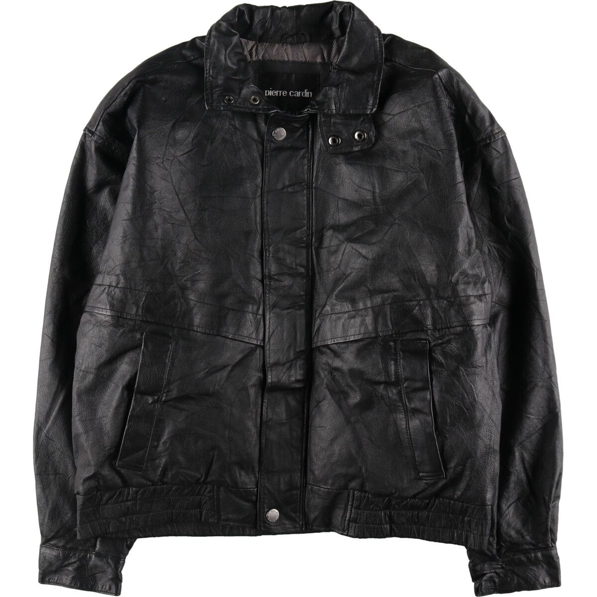 古着 ピエールカルダン Pierre Cardin レザーブルゾンタイプ メンズM 