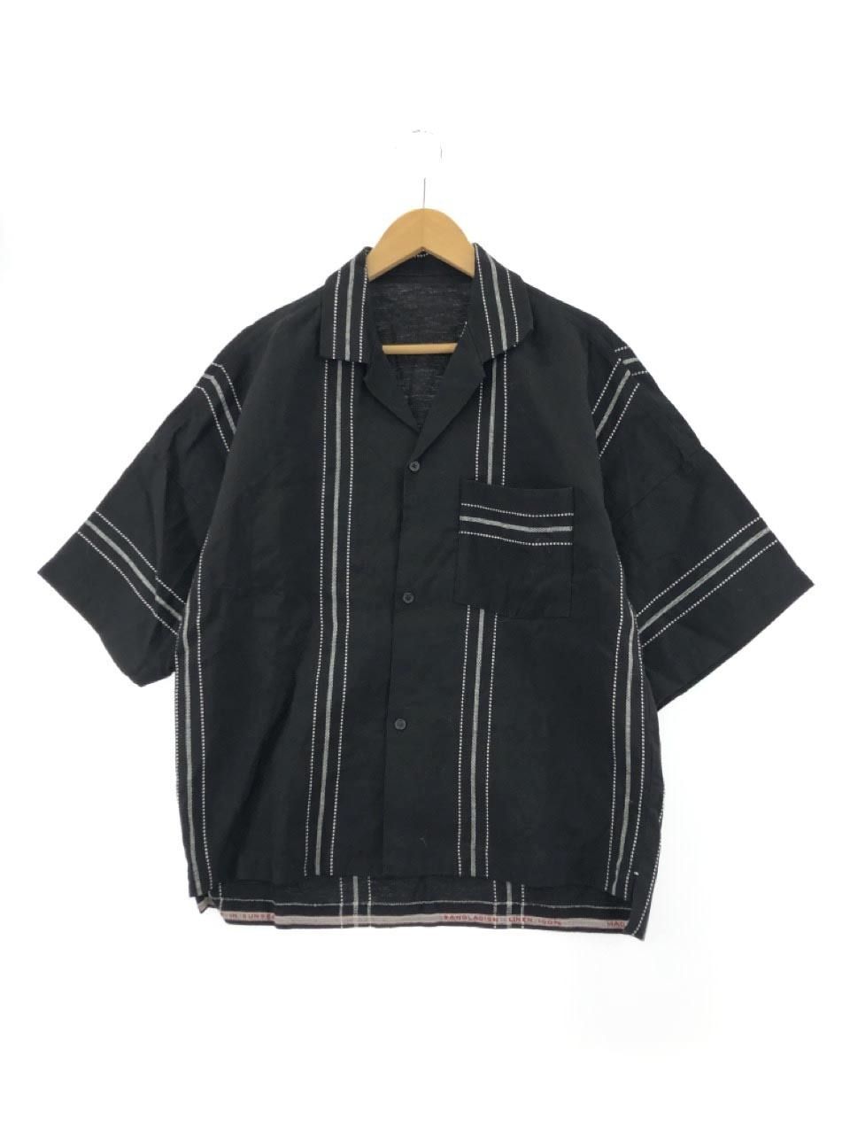 SUNSEA 22SS リネンシャツ 3 ブラック
