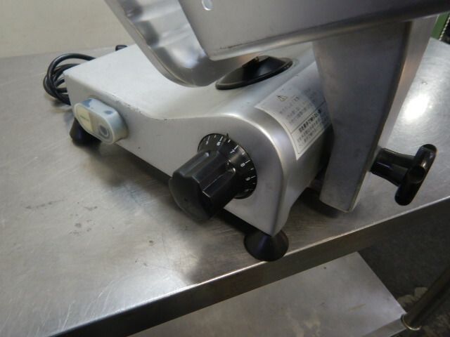 2015年製 業務用 ミート スライサー PRO-250YS-BT W480D390H365mm 100V 100w テフロン刃250mm 手動 ハム スライサー 15kg