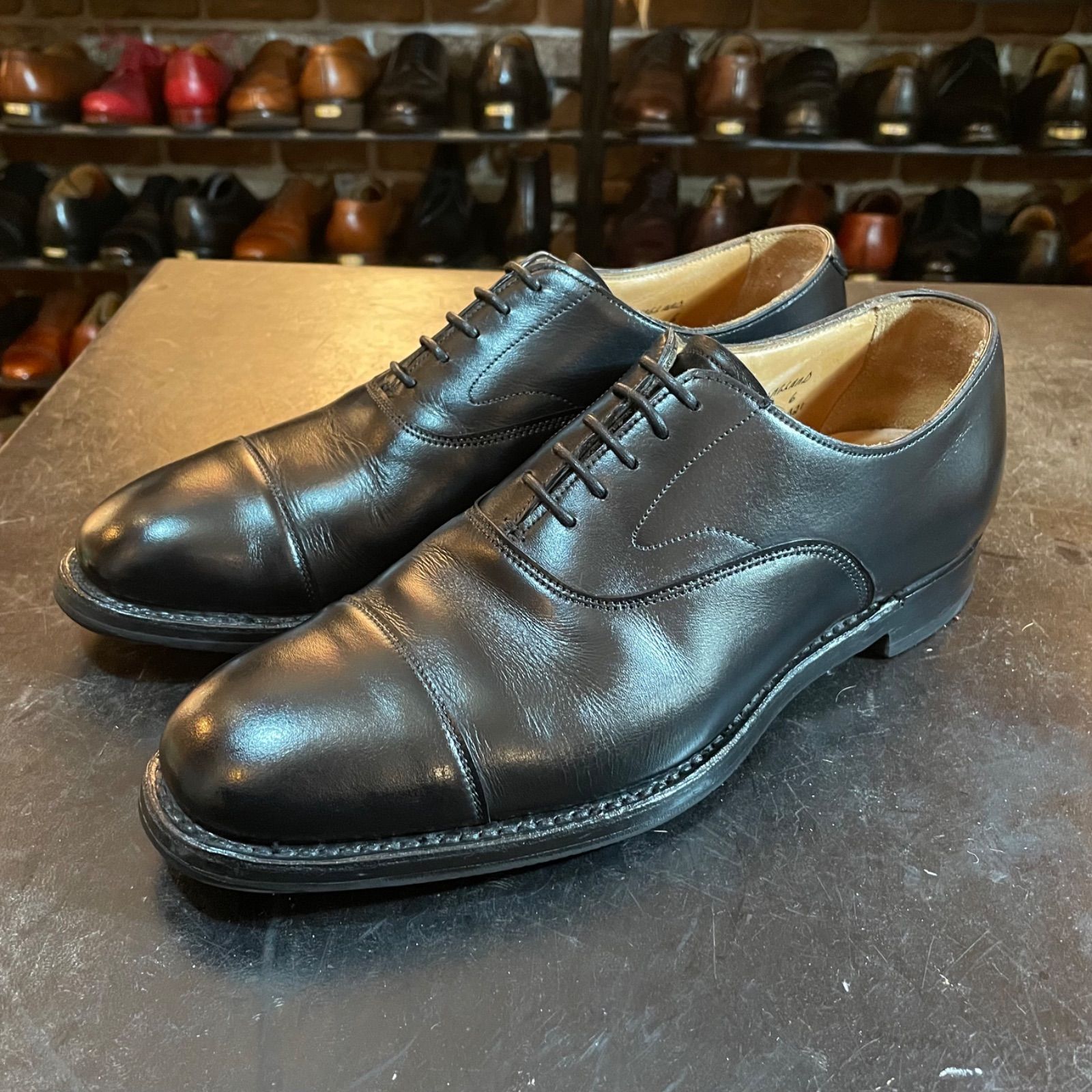 チーニー　CHEANEY　アルフレッド　ストレートチップ　UK6D