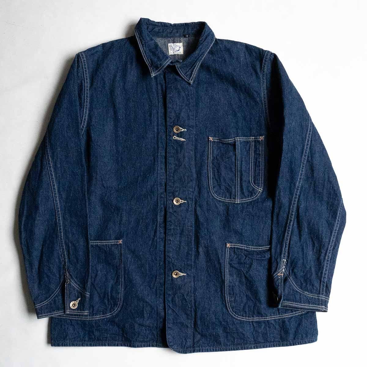 低価格の オアスロウ 美品/大戦モデル】orSlow 【40s カバーオール デニム ジャケット・アウター