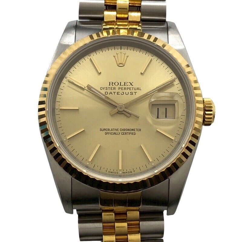 ロレックス ROLEX デイトジャスト 16233 K18/SS メンズ 腕時計