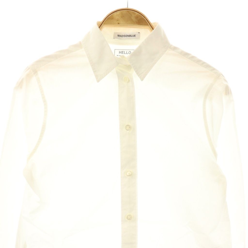 マディソンブルー MADISONBLUE マダムシャツ シャツ ブラウス 長袖 M  