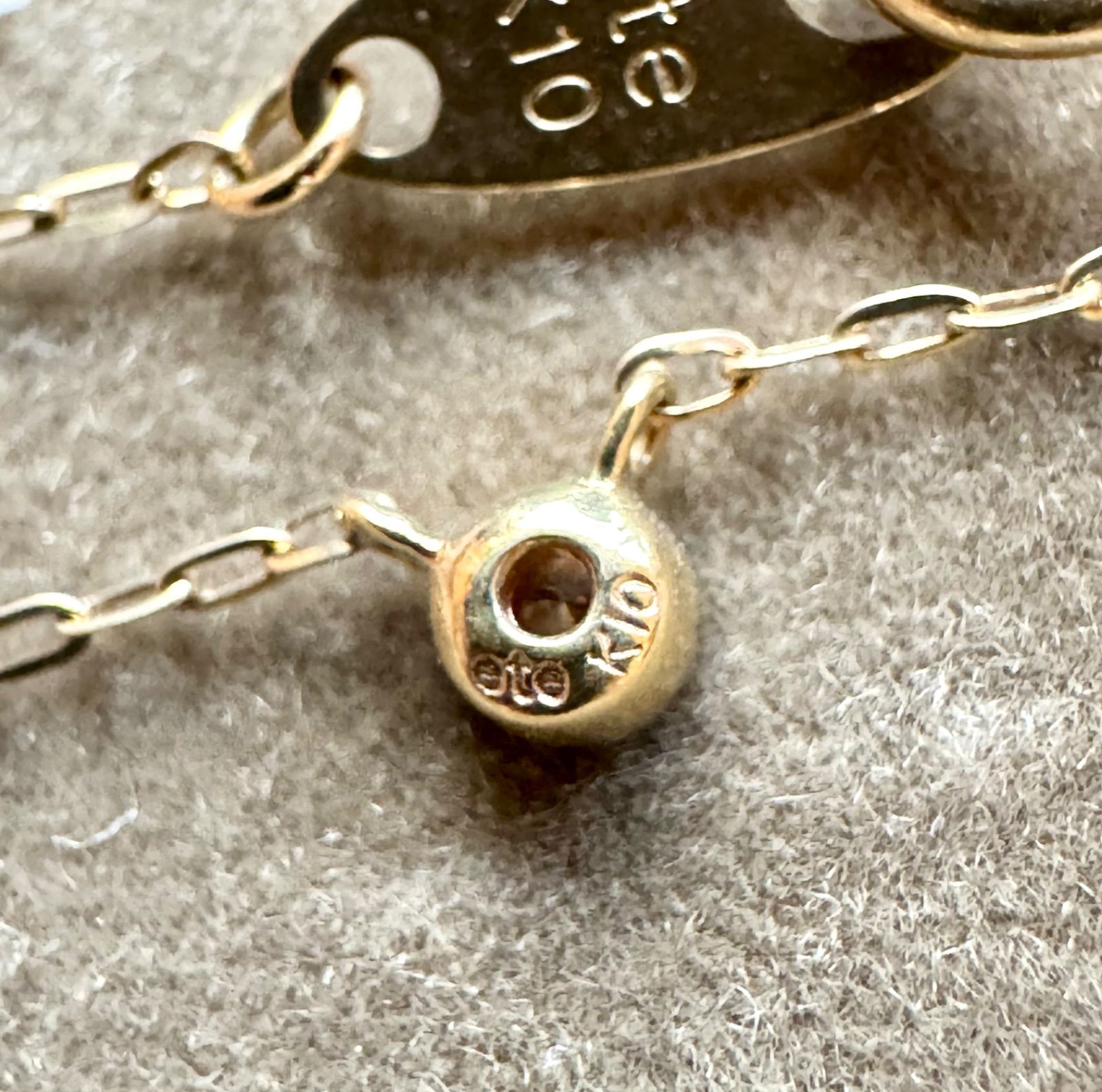 ete◇K10YG*一粒ダイヤモンドネックレス*エテ*イエローゴールド - メルカリ