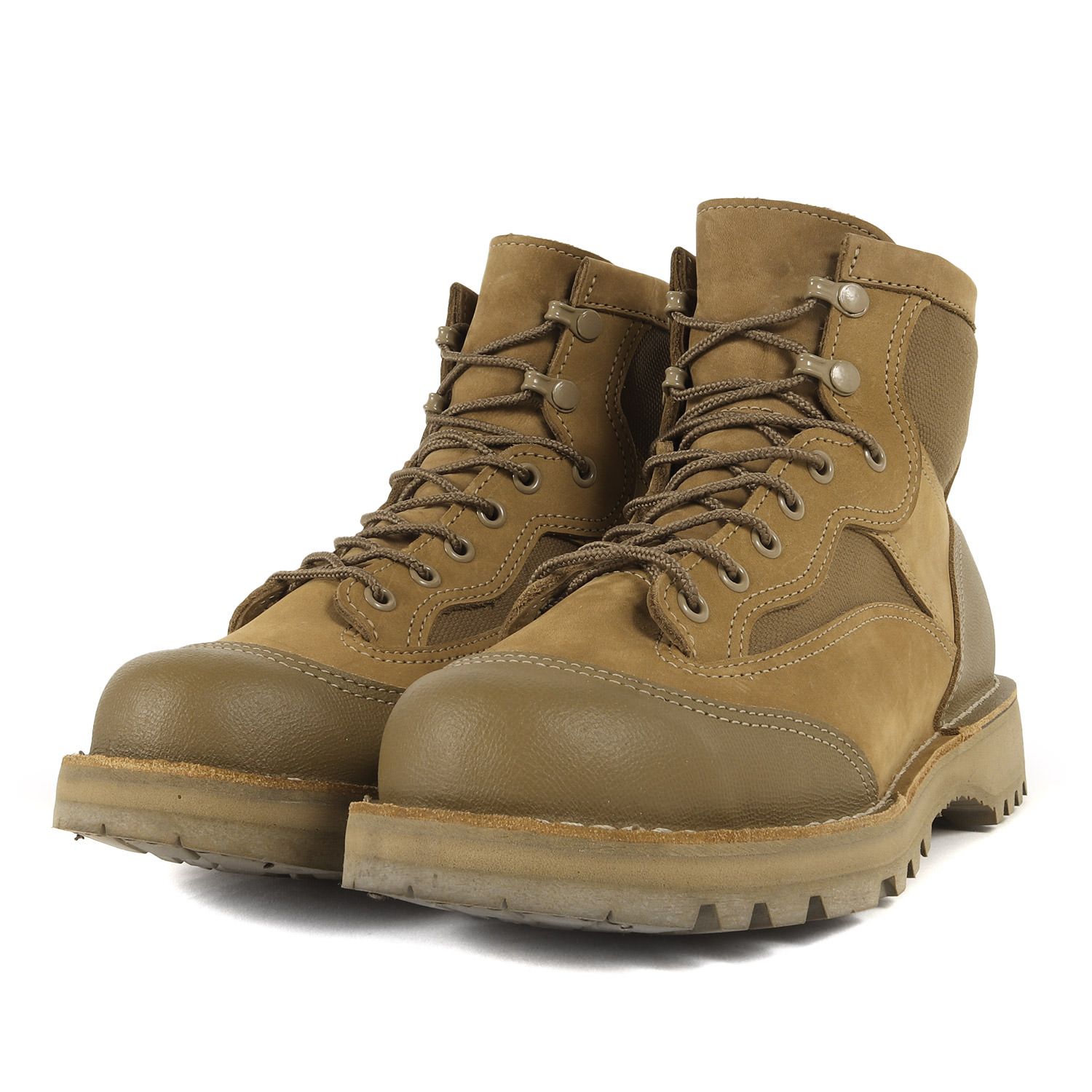 美品 N.HOOLYWOOD エヌハリウッド サイズ:26.5cm EXCHANGE SERVICE ×Danner USCM GORE-TEX ミリタリー  ブーツ RAT 6 ベージュ US8.5 EE シューズ 靴 コラボ【メンズ】 - メルカリ