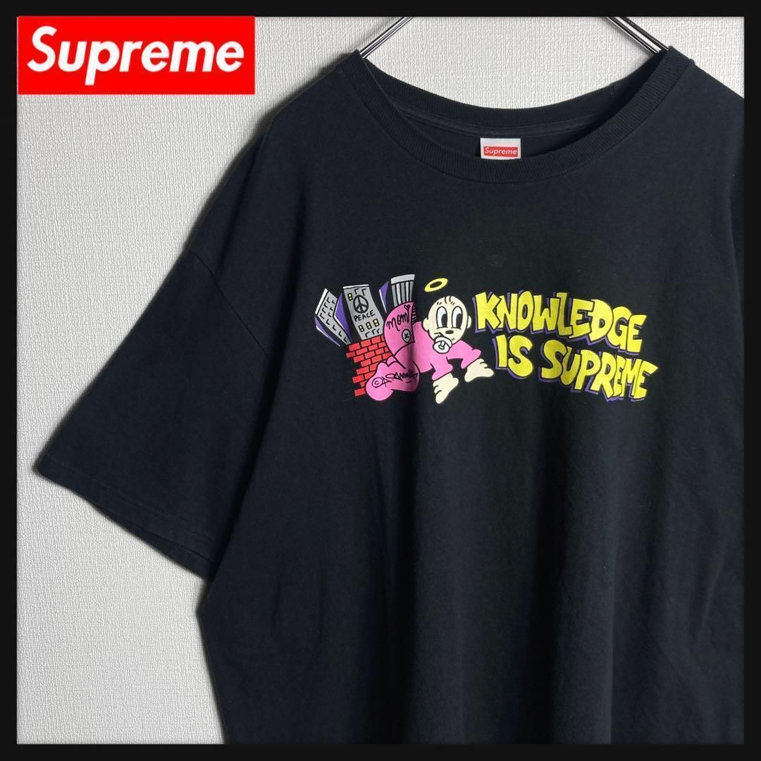 黒丸。シュプリーム☆ワンポイントロゴ　希少カラー　　ロンT 希少 supremeシュプリーム ワンポイントロゴ ロンT ブラック