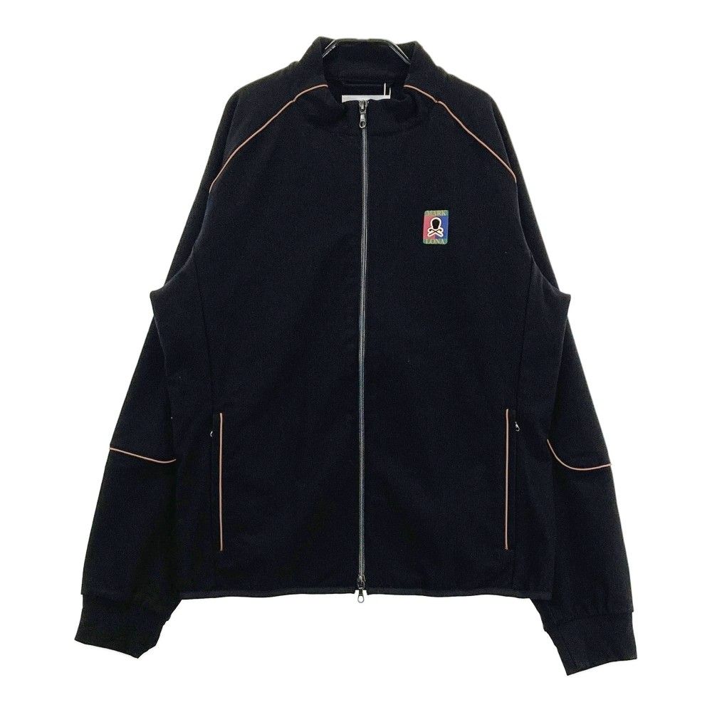 サイズ：48 MARK&LONA マークアンドロナ 2024年モデル 裏起毛 ジップジャケット  ブラック系 [240101412910] ゴルフウェア メンズ ストスト サイズ：48 MARK&LONA マークアンドロナ 2024年モデル 裏起毛