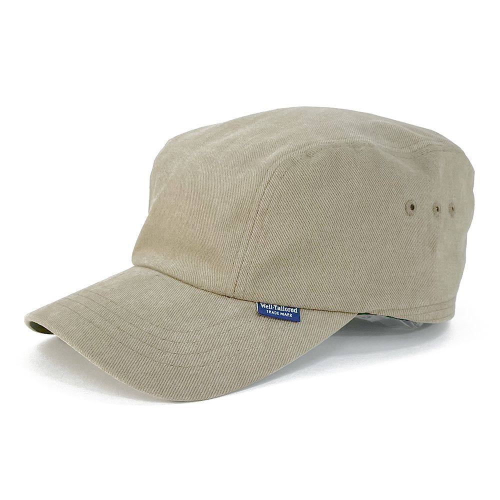 Beige  WORK CAP STANDARD 帽子 キャップ つば ぼうし ミリタリーキャップ ワークキャップ CAP サイズ調節可能 バックル付き バックル ベルト ベルト付き シンプル メンズ レディース 男女兼用 ユニ
