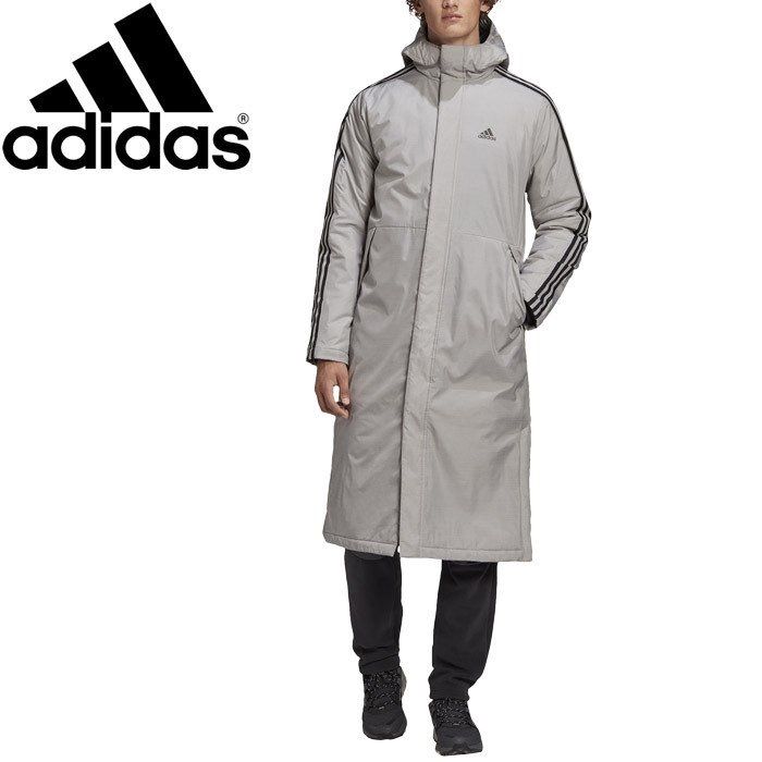 新品 adidas アディダス ライト インサレーテッド ベンチコート - 型