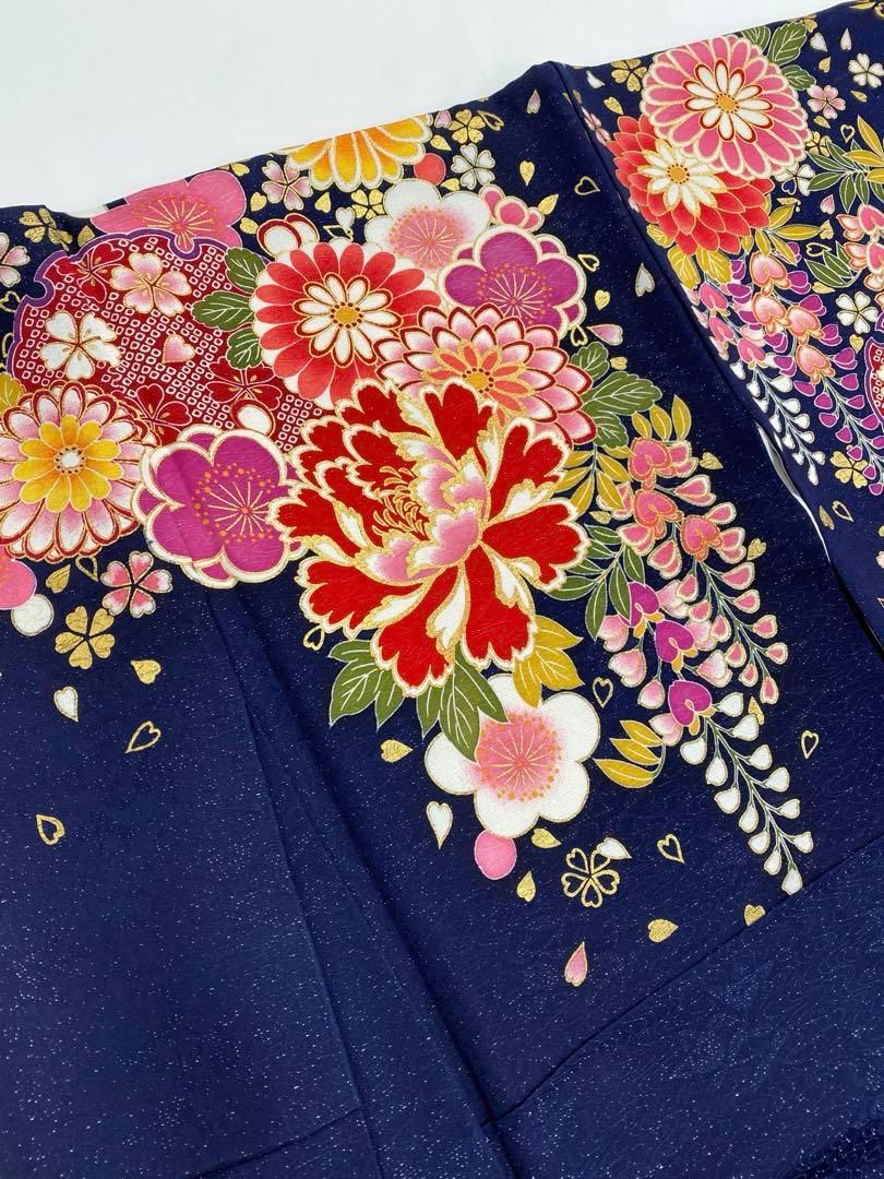振袖 豪華 大輪 金駒 金彩 刺繍 紋意匠 身丈166cm 撥水加工済 振袖