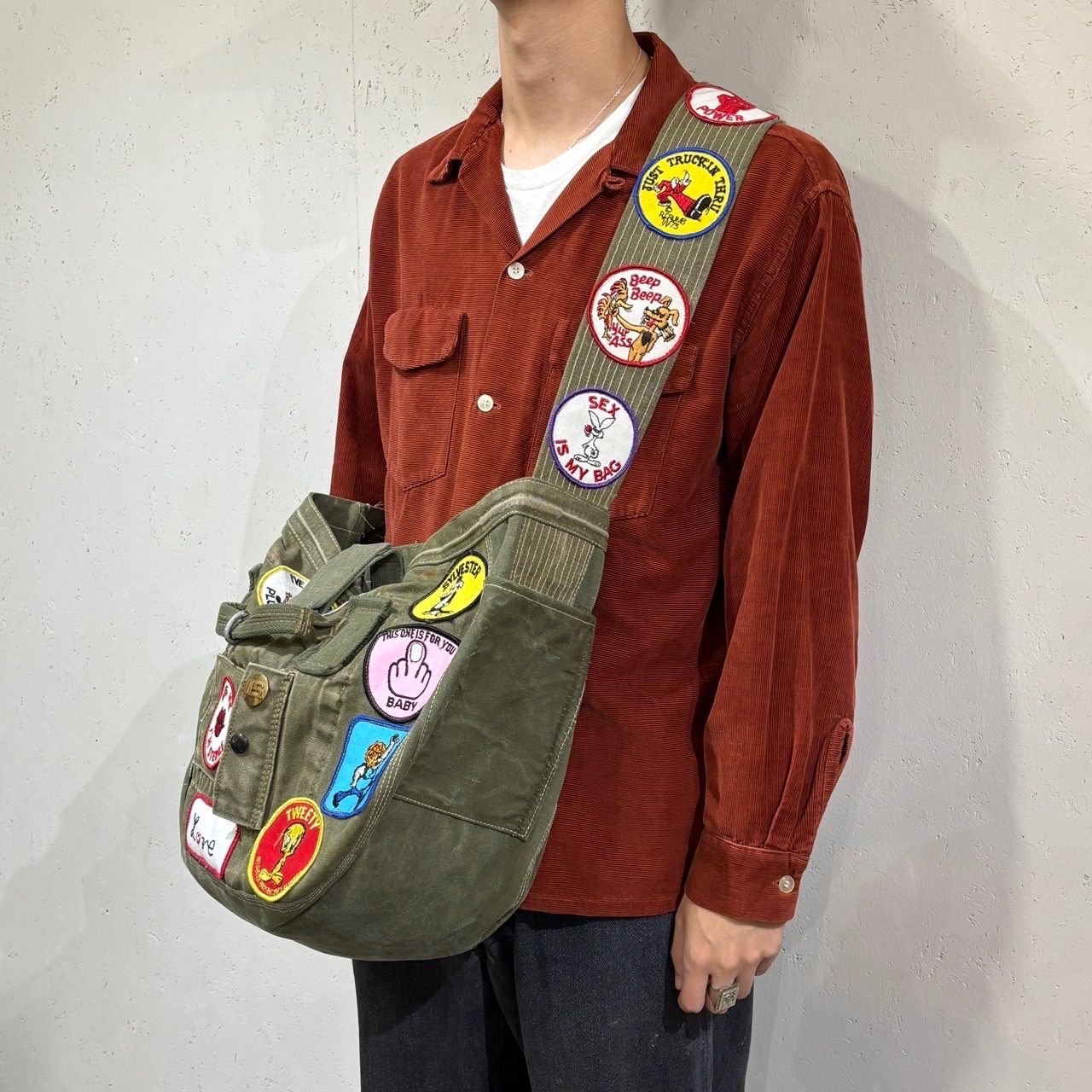 Kitzfitz handmade in LA】Around 50s Shoulder Bag 