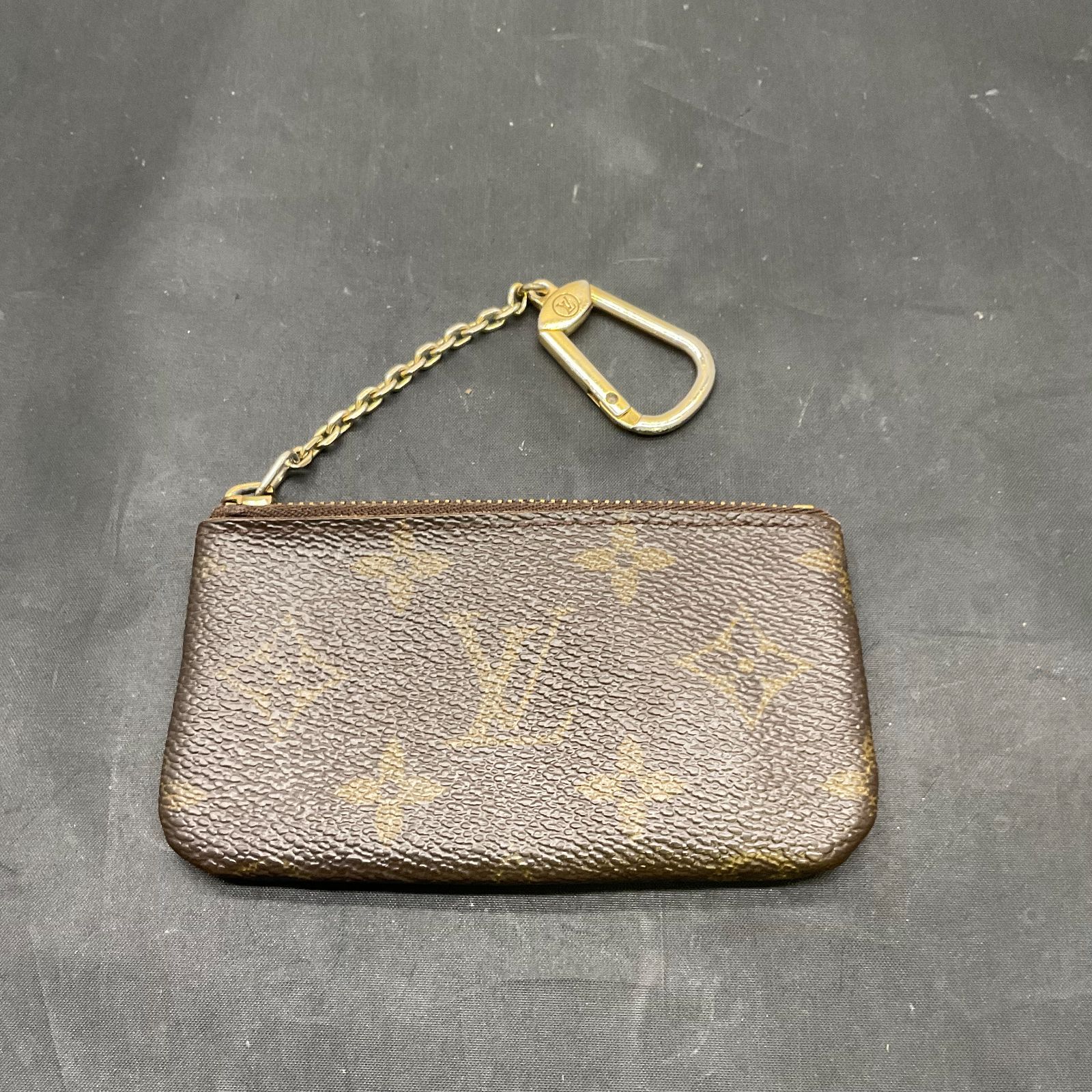 ルイヴィトン コインケース ポシェット クレ モノグラム 茶 ブラウン 小銭入れ LOUIS VUITTON ルイヴィトン コインケース キーケース カード