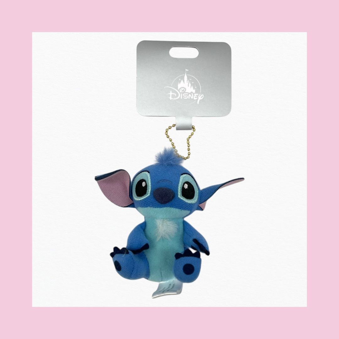 2点　ディズニー　スティッチ　Rain ぬいぐるみ　キーチェーン　マスコット Disney - スティッチ ぬいぐるみ&ぬいぐるみキーチェーン Rain 2