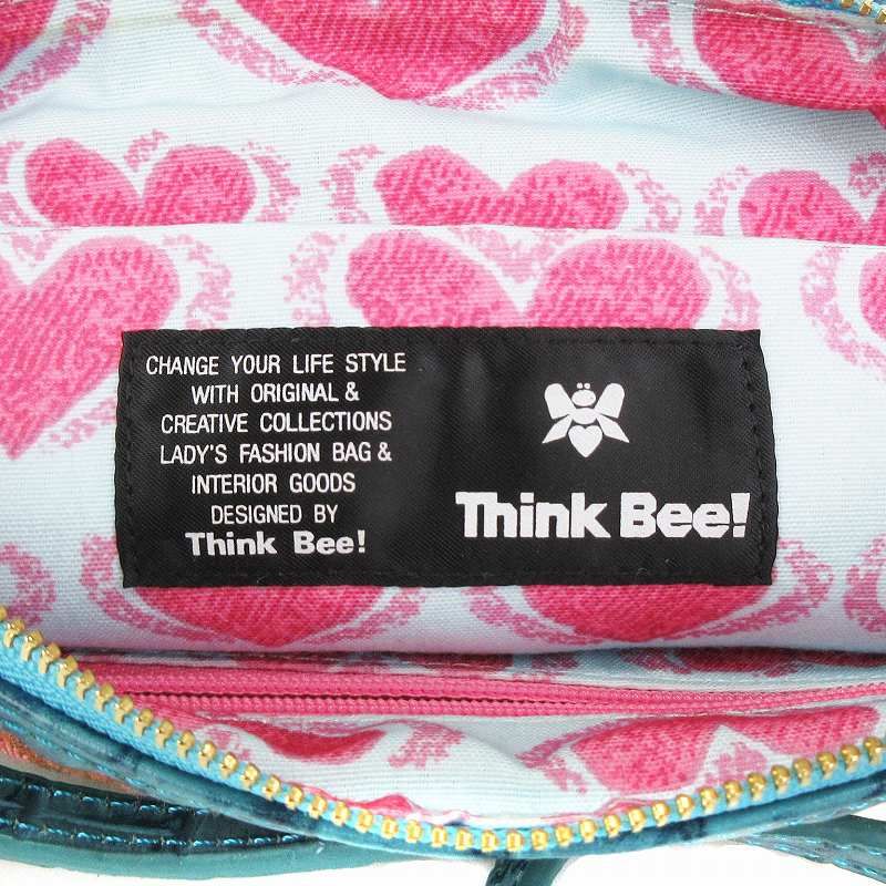 Think Bee! パッチワークバッグ 美品✨Think Bee シンクビー デニム パッチワーク トートバッグ