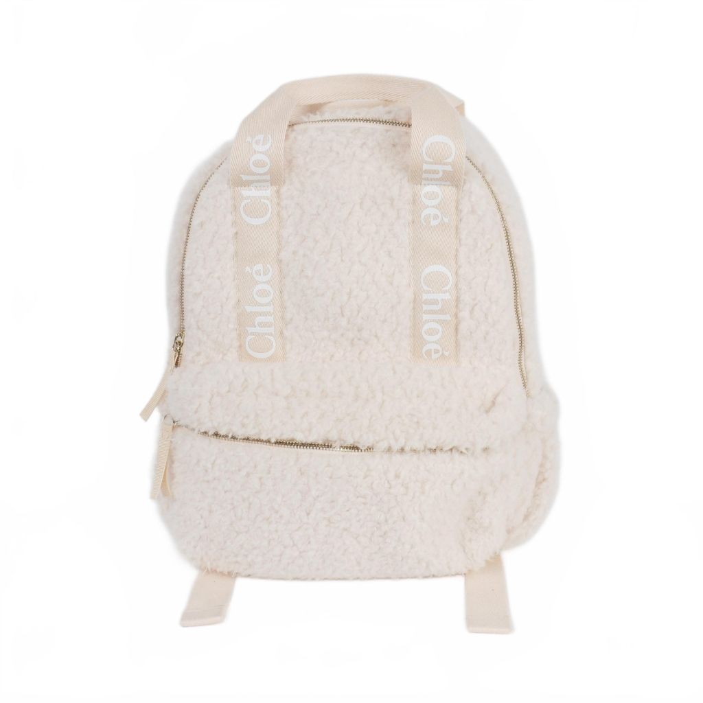 クロエ CHLOE KIDS ボア リュックサック デイパック ピンク クロエ CHLOE KIDS ボア リュックサック デイパック ピンク