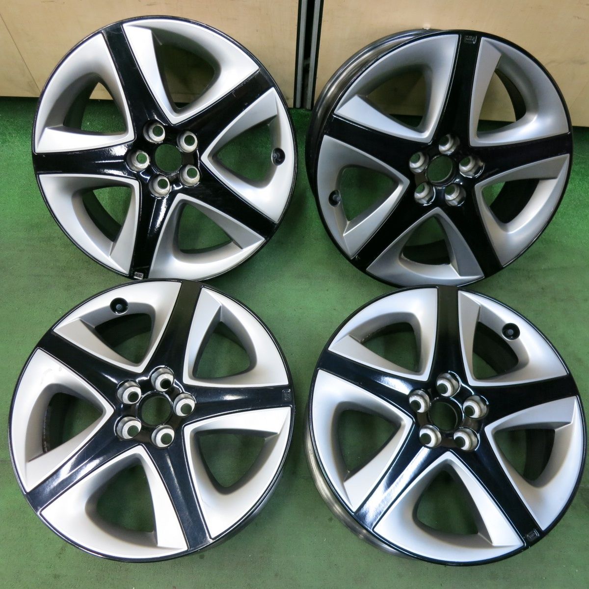 4本価格 トヨタ 50系 プリウス ツーリング 純正 ENKEI ホイール 17インチ 17×7J エンケイ PCD100|5H 5041803SYホ