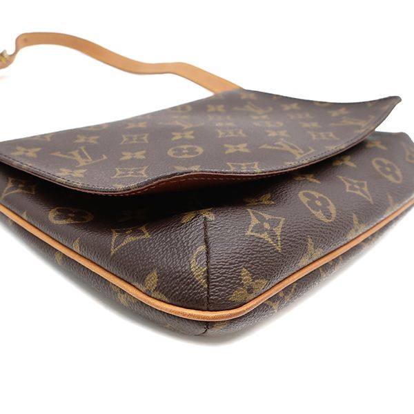 ルイヴィトン LOUIS VUITTON ショルダーバッグ ミュゼットタンゴ ショート モノグラムキャンバス モノグラム ゴールド金具 茶  M51388 LM0072【中古】