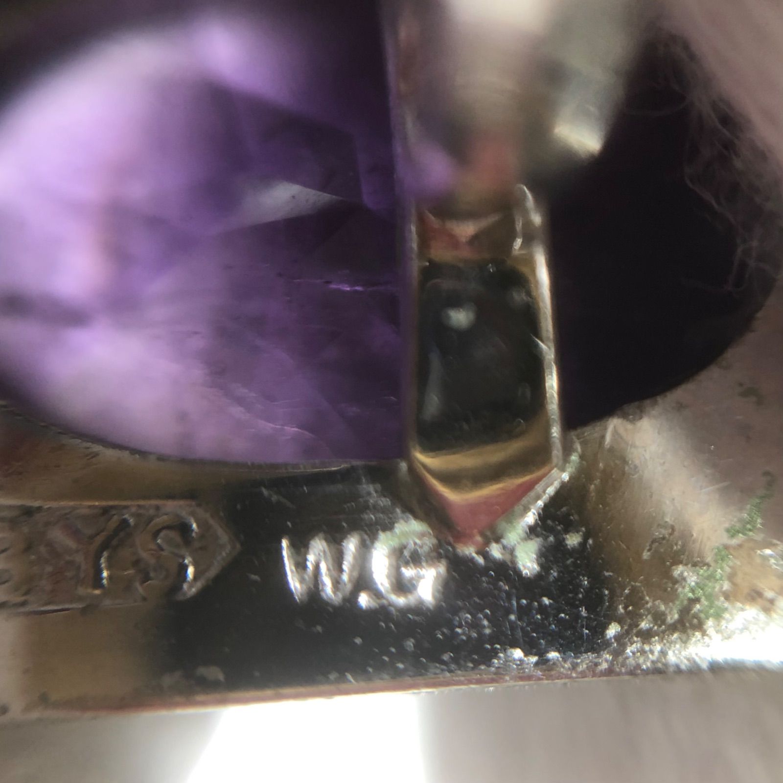 ☆ホワイトゴールド WG刻印のみ カフスボタン カフリンクス 総重量11g 
