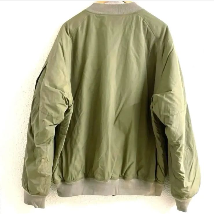 【美品】Back Channel MA-1 リバーシブルL 大きいサイズ Back Channel バックチャンネル リバーシブル MA-1 ジャケット XL