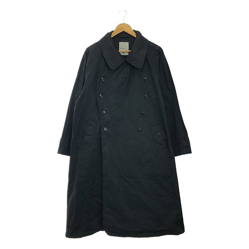 美品】 HTS / エイチティーエス | HEAVY WEIGHT COTTON TWILL DOUBLE OVER COAT ダブル オーバー コート  | 42 | ダークチャコール | レディース - メルカリ