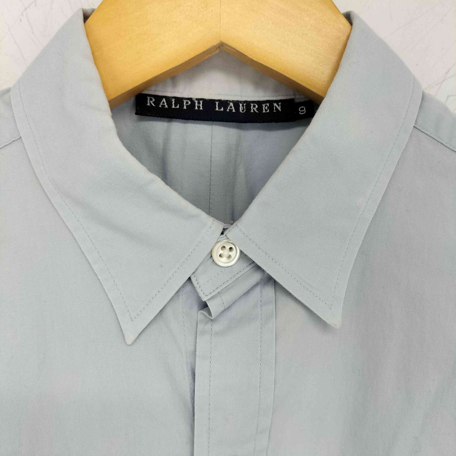 ラルフローレン 希少 RL-92 刺繍コットンシャツ L相当 レディース 白 LAUREN RALPH LAUREN（ローレン ラルフ ローレン）の