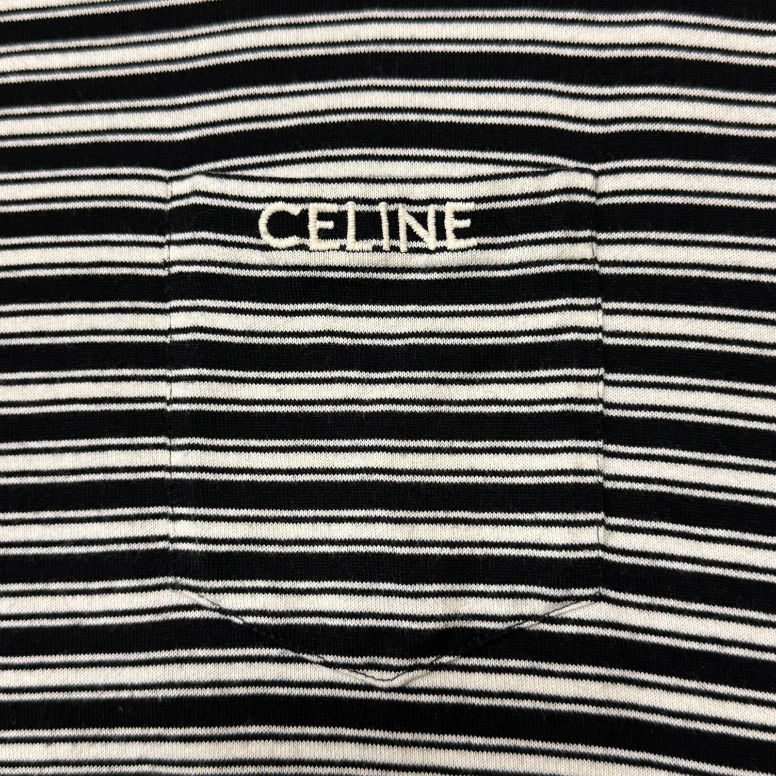 国内正規 CELINE Stripe T-Shirt 長袖 Tシャツ カットソー