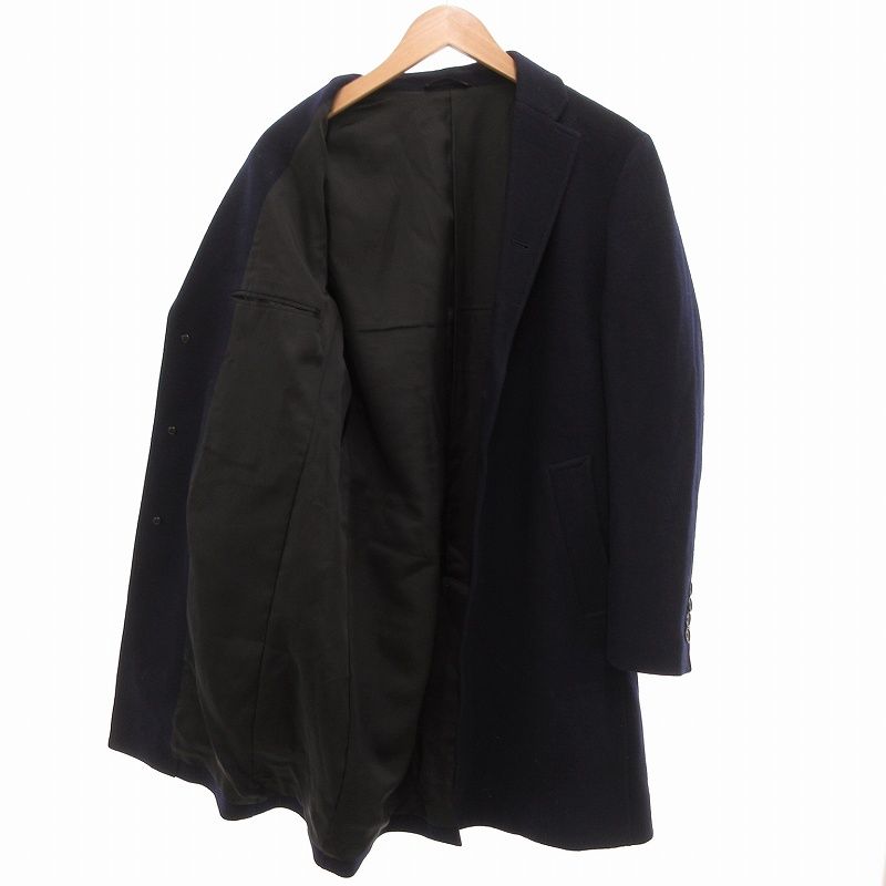 JOSEPH HOMME ジョセフオム ライナー付きコート シャイニーブラック ジョセフオム JOSEPH HOMME 21AW チェスターコート ミドル