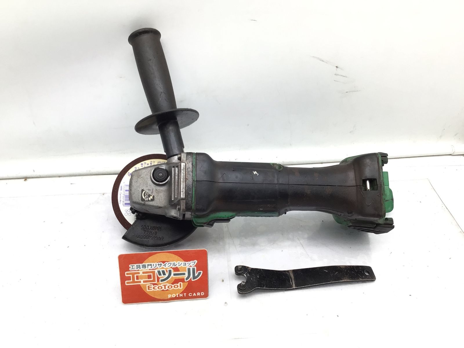 品 HiKOKI|ハイコーキ コードレスディスクグラインダ G18DBBVLNN L IT1V1BWCIA4Y エコツール笠寺店 M02